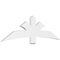 Ekena Millwork Davenport Architectural Grade PVC Gable Bracket, 72"W x 21"H x 2"D x 6"F, 7/12 Pitch GBP072X21X0206DAV00 - alternate 1